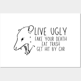 Opossum Quotes Posters and Art